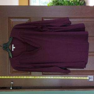 41 Hawthorn burgundy blouse